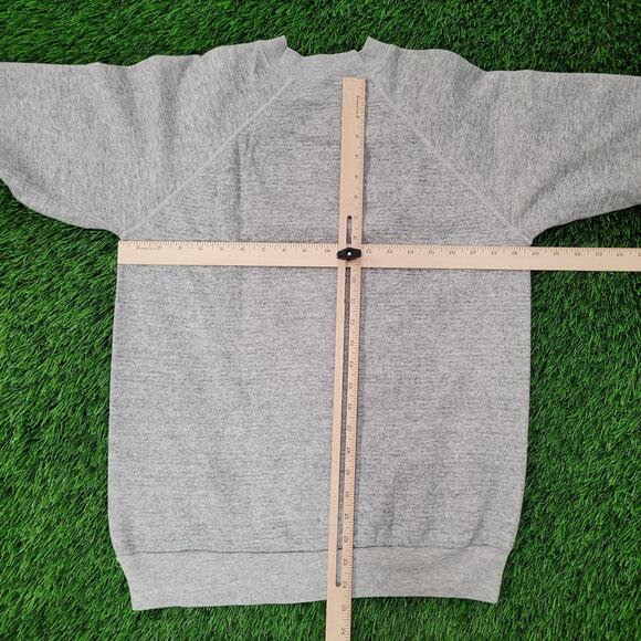 Vintage 80s Skater Teddy-Bear Sweatshirt Womens S/M 20x24 Baggy Crop - Picture 3 of 14